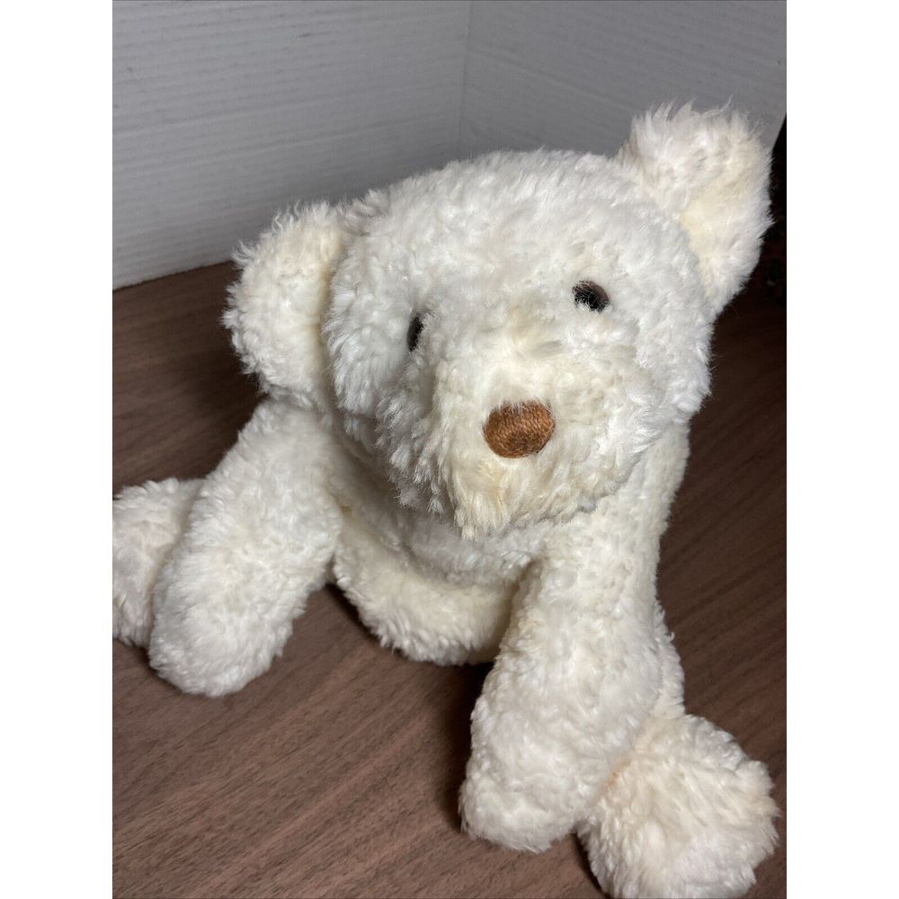 Gund Crummpet White Bear Plush Lovey #15013